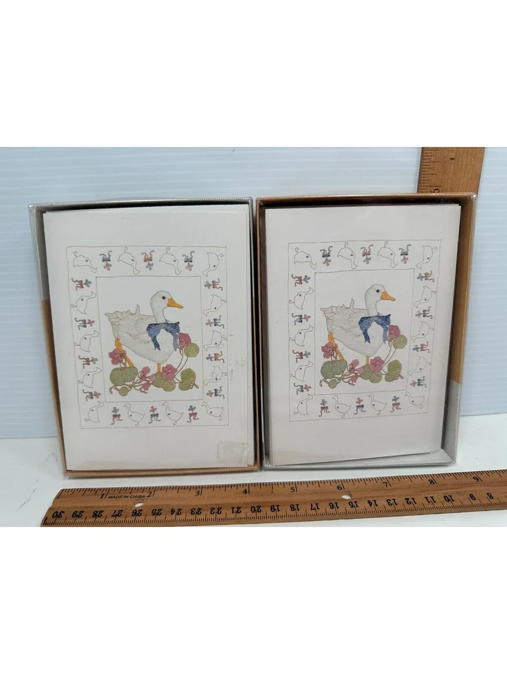 Vintage Goose Stationery Set Creative Papers Gibson Cards/Envelopes 19 Cards NOS